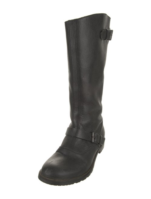 Gucci Leather Moto Boots