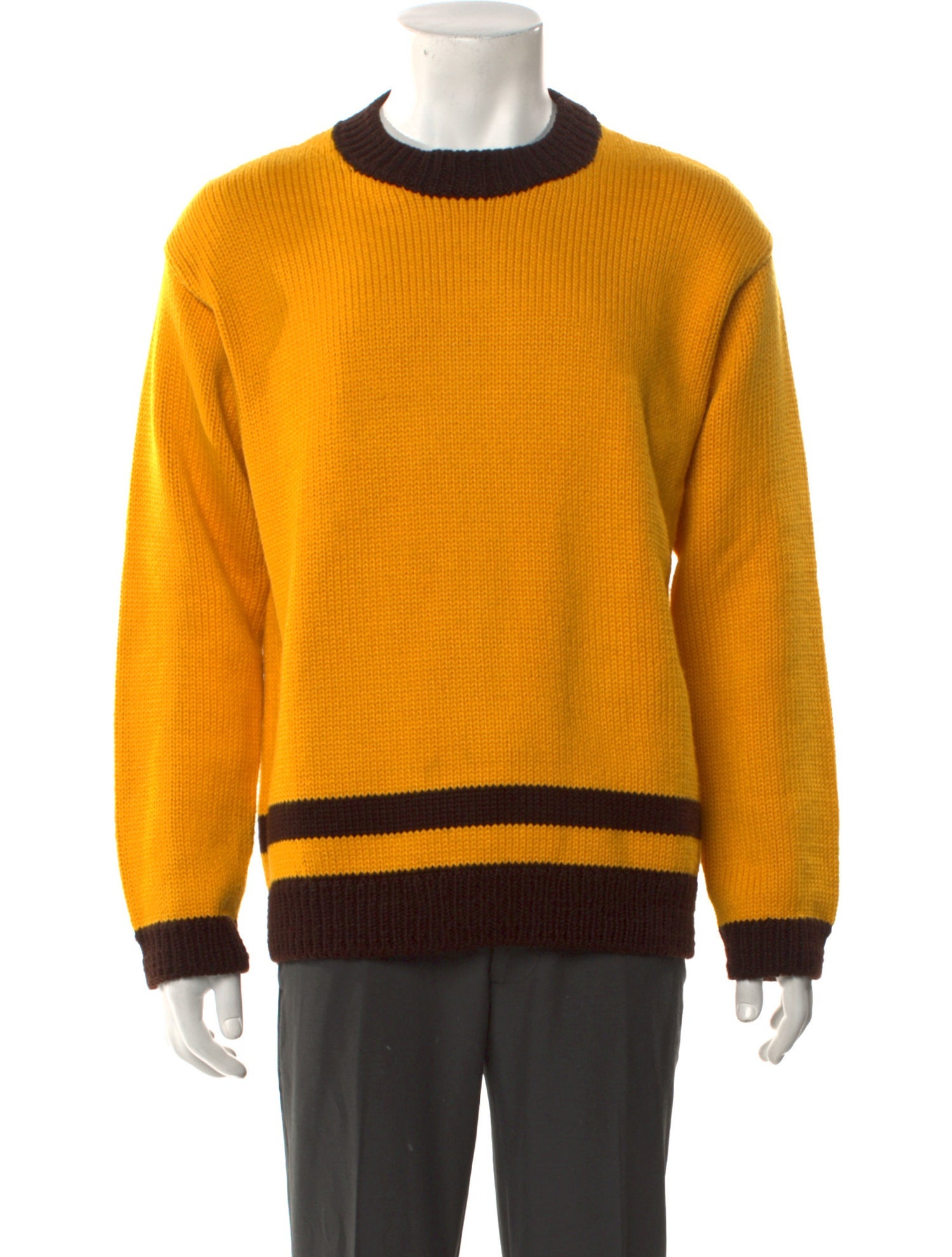 Gucci Striped Crew Neck Pullover