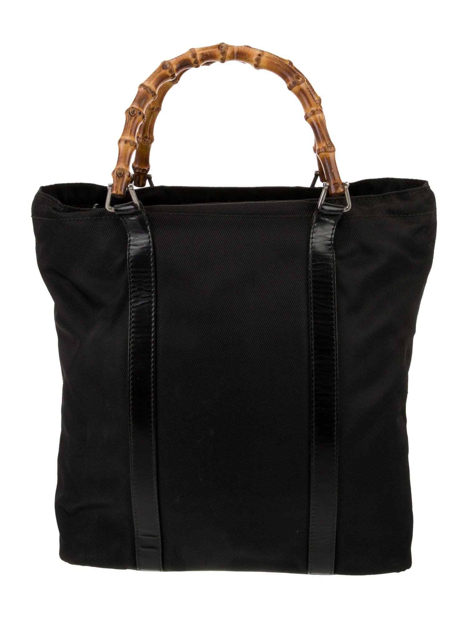 Gucci Bamboo Nylon Handbag