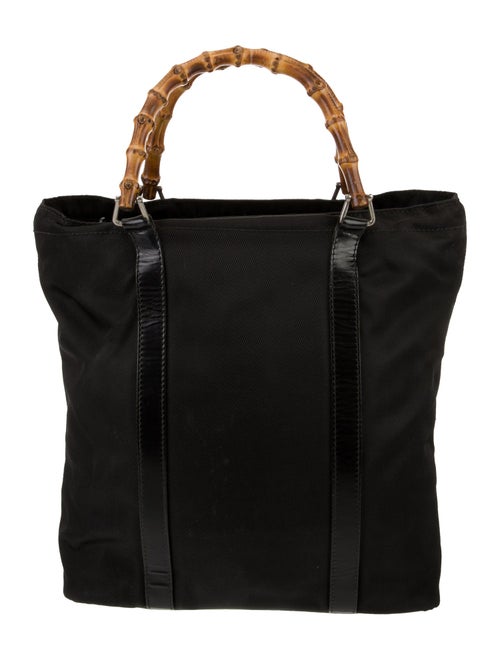 Gucci Bamboo Nylon Handbag