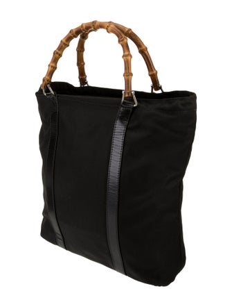Gucci Bamboo Nylon Handbag