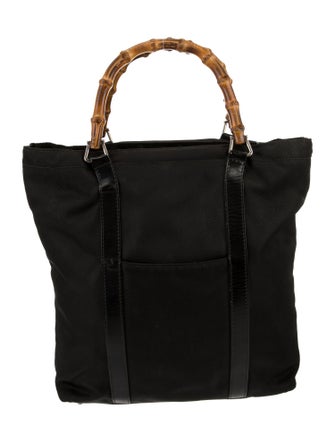 Gucci Bamboo Nylon Handbag