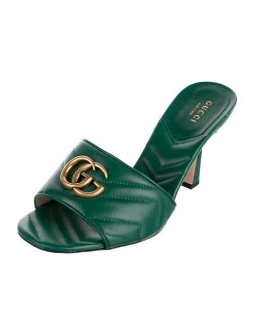 Gucci GG Marmont Double G Logo Slides