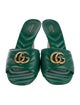 Gucci GG Marmont Double G Logo Slides