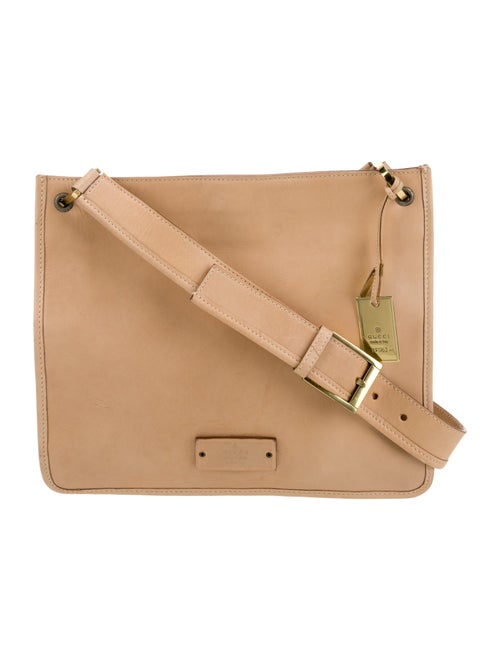 Gucci Leather Messenger Bag Vintage