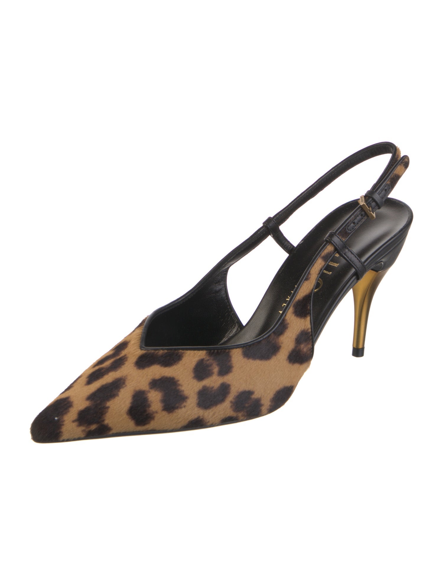 Gucci Priscilla Ponyhair Slingback Pumps