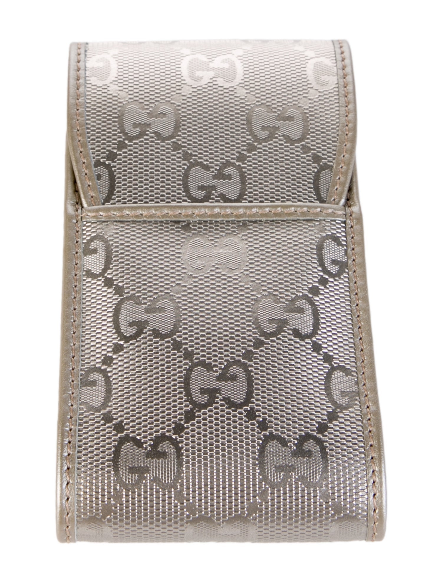 Gucci Coated Canvas Pattern Print Phone Case Holder