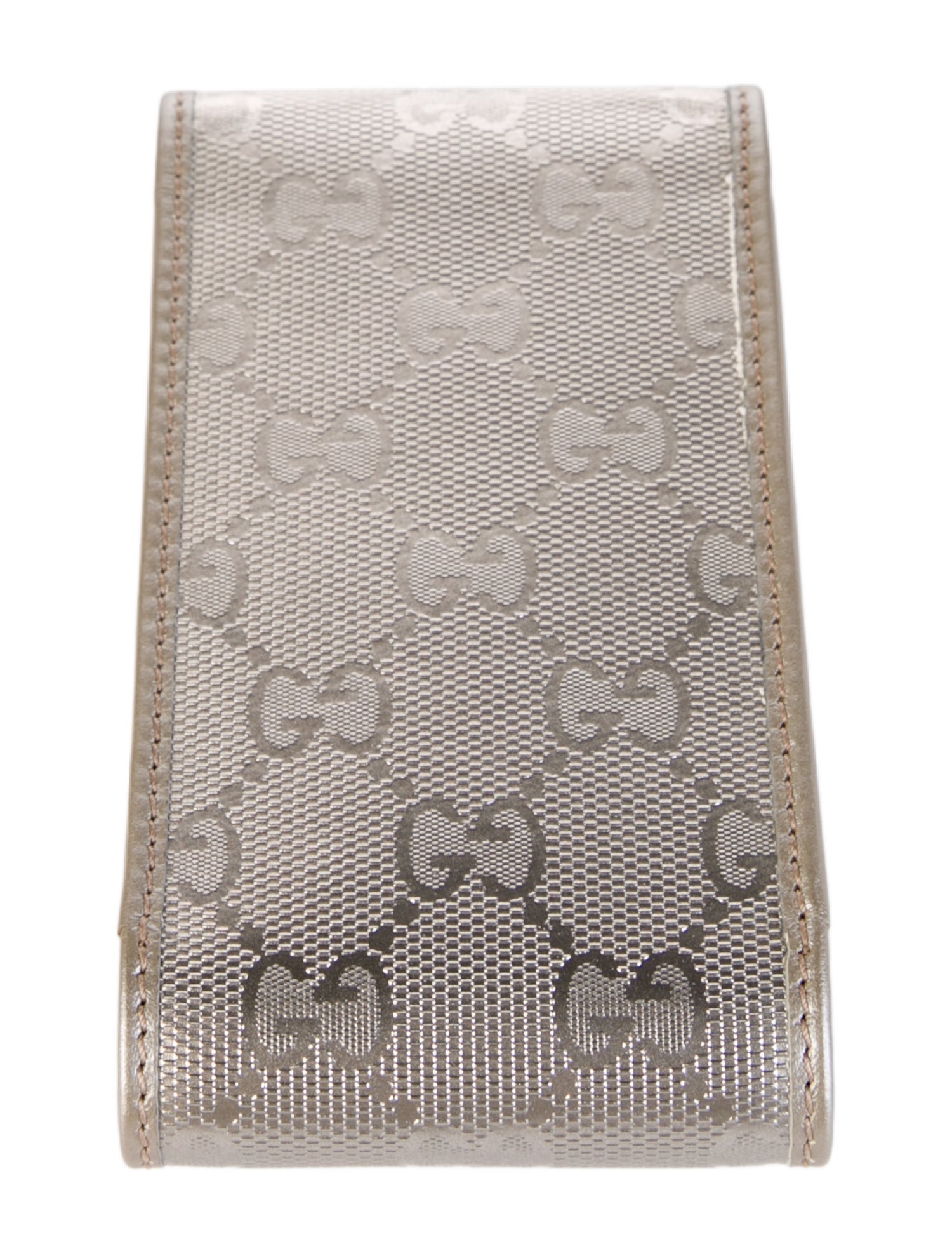 Gucci Coated Canvas Pattern Print Phone Case Holder