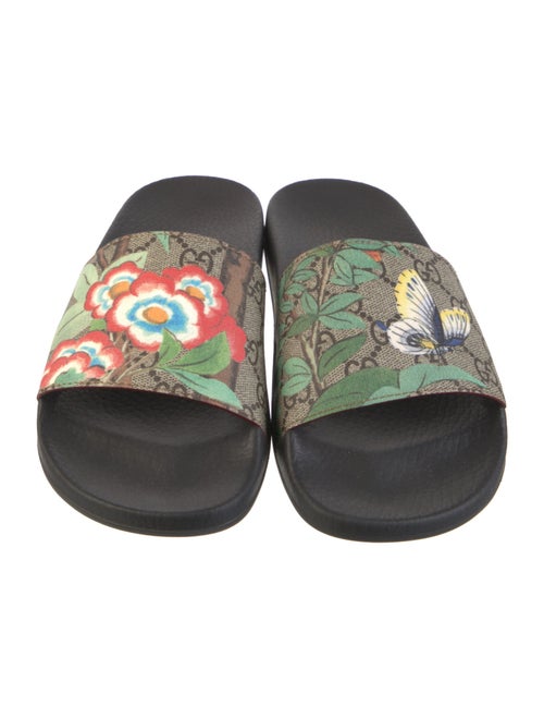 Gucci GG Supreme Tian Print Slides