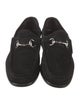 Gucci Horsebit Accent Suede Dress Loafers