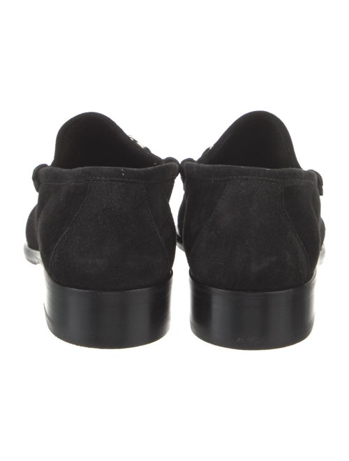 Gucci Horsebit Accent Suede Dress Loafers