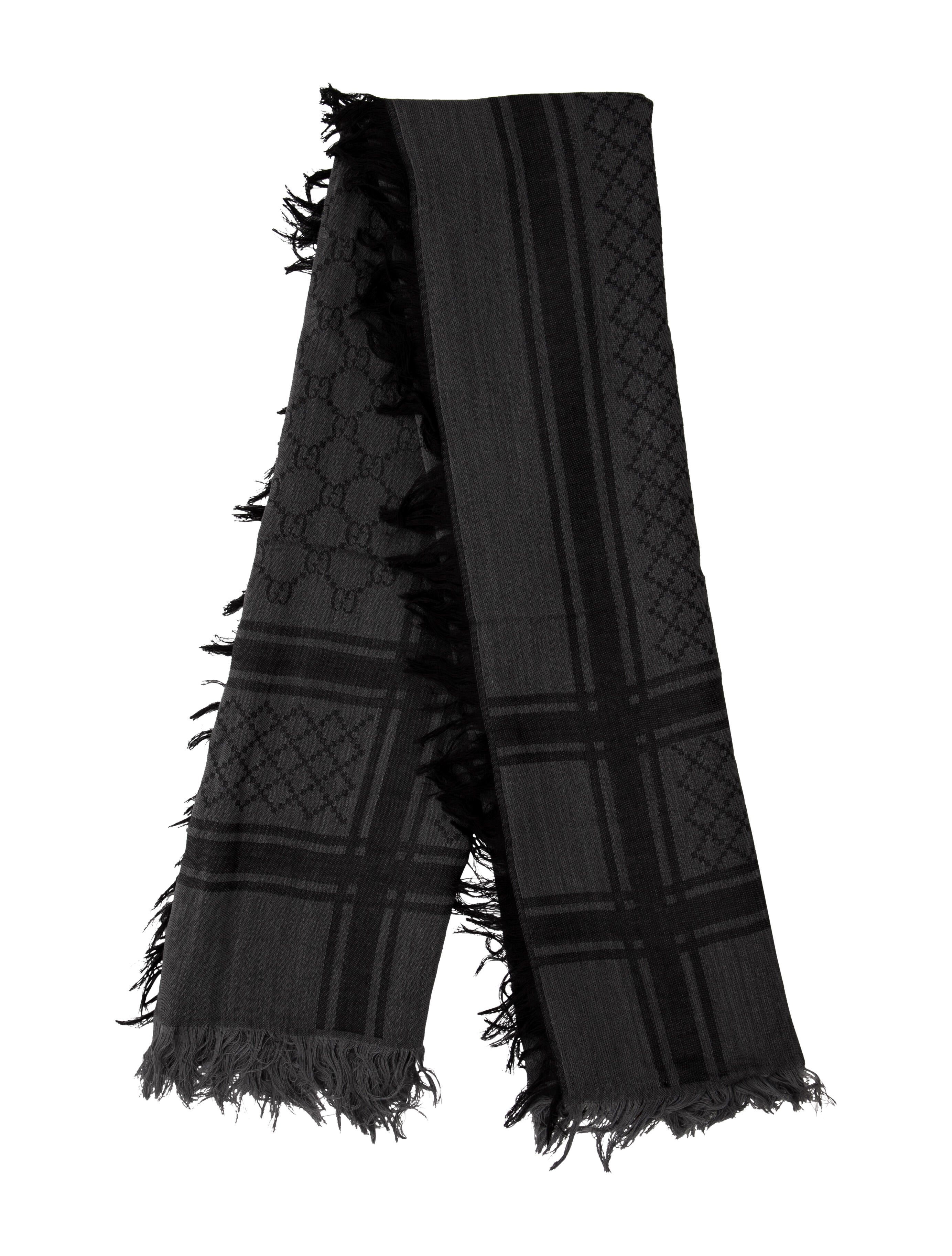 Gucci Wool Striped Scarf w/ Tags