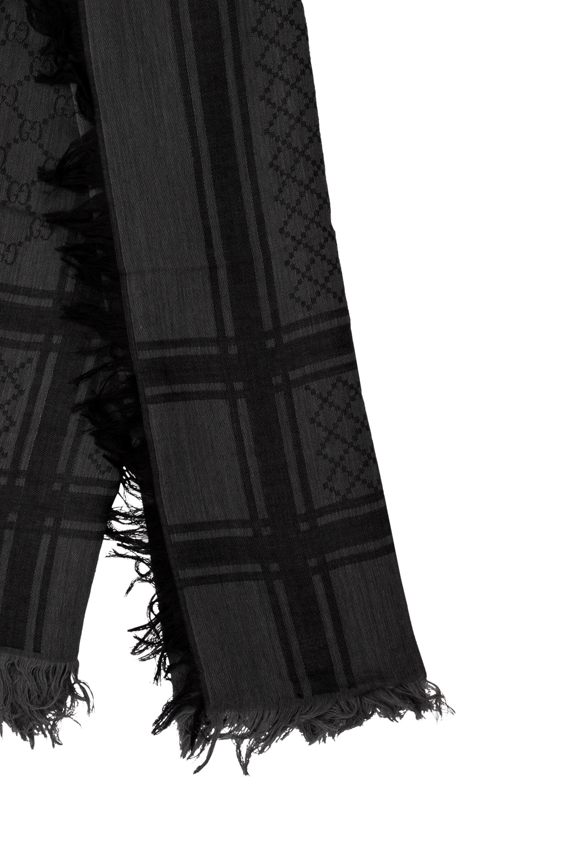 Gucci Wool Striped Scarf w/ Tags