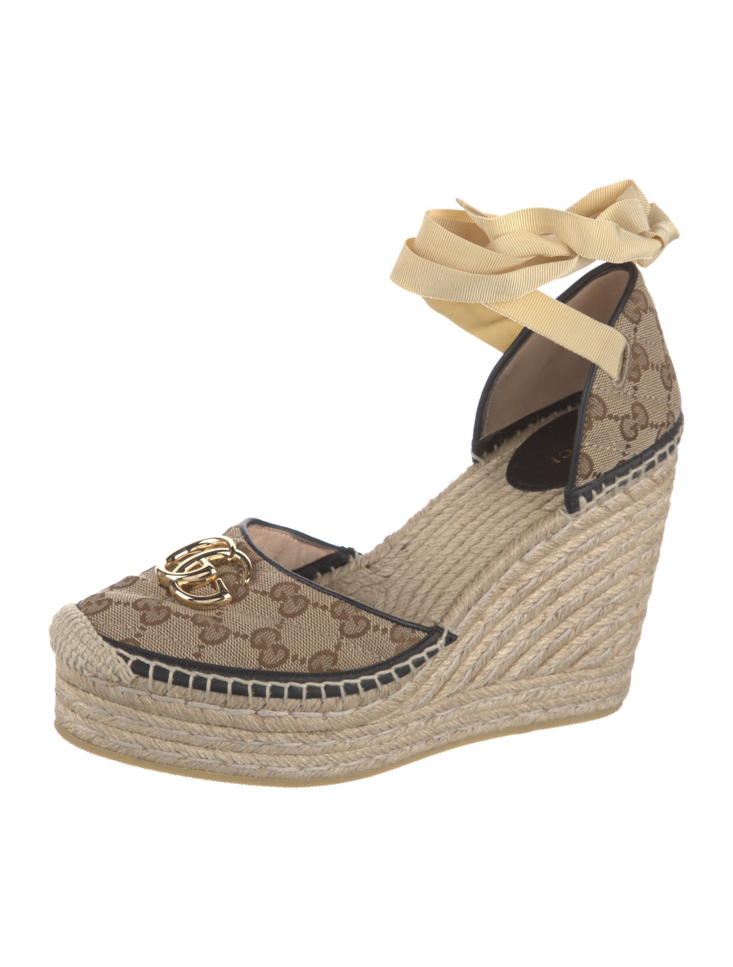 Gucci GG Canvas Canvas D'Orsay Pumps