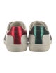 Gucci Web Accent Leather Sneakers