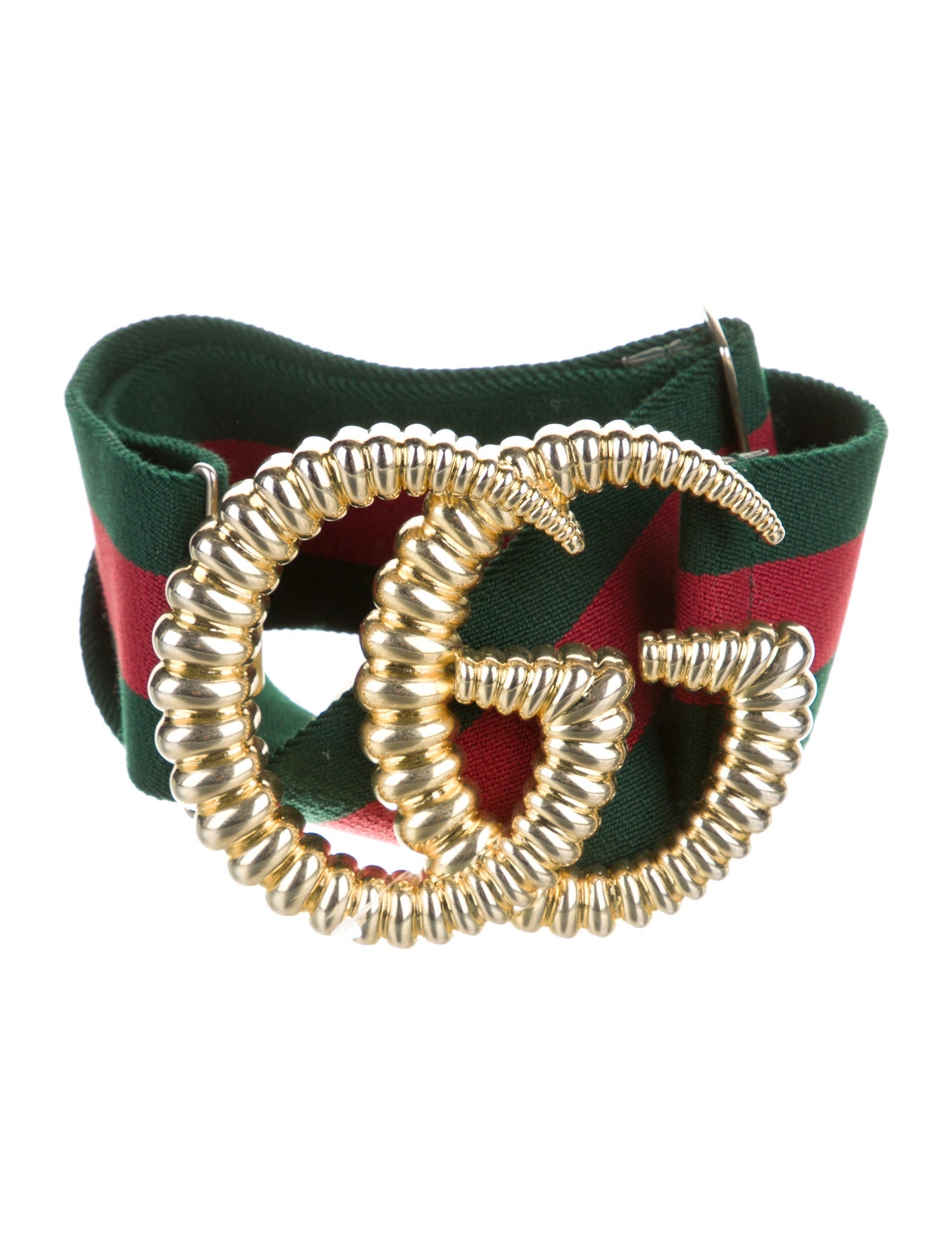 Gucci Web Accent Wide Waist Belt