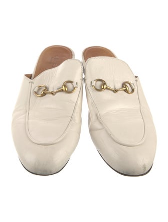 Gucci Horsebit Accent Leather Mules