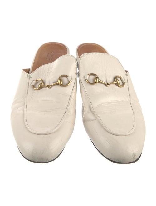 Gucci Horsebit Accent Leather Mules