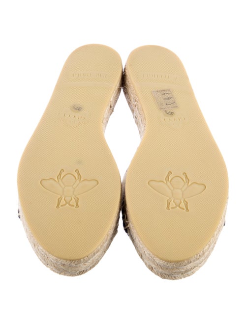 Gucci Interlocking G Logo Canvas Espadrilles