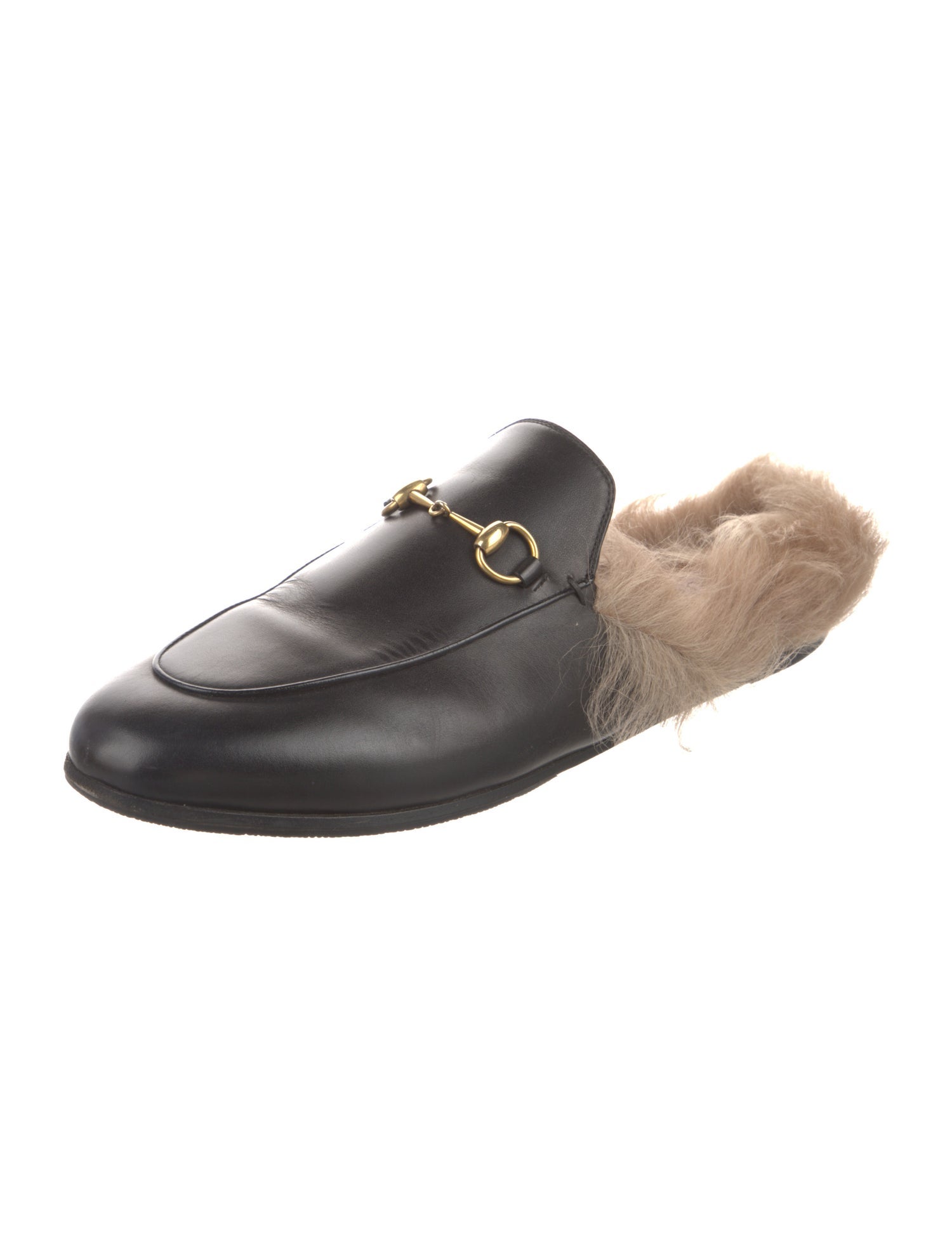 Gucci Princetown Horsebit Accent Mules
