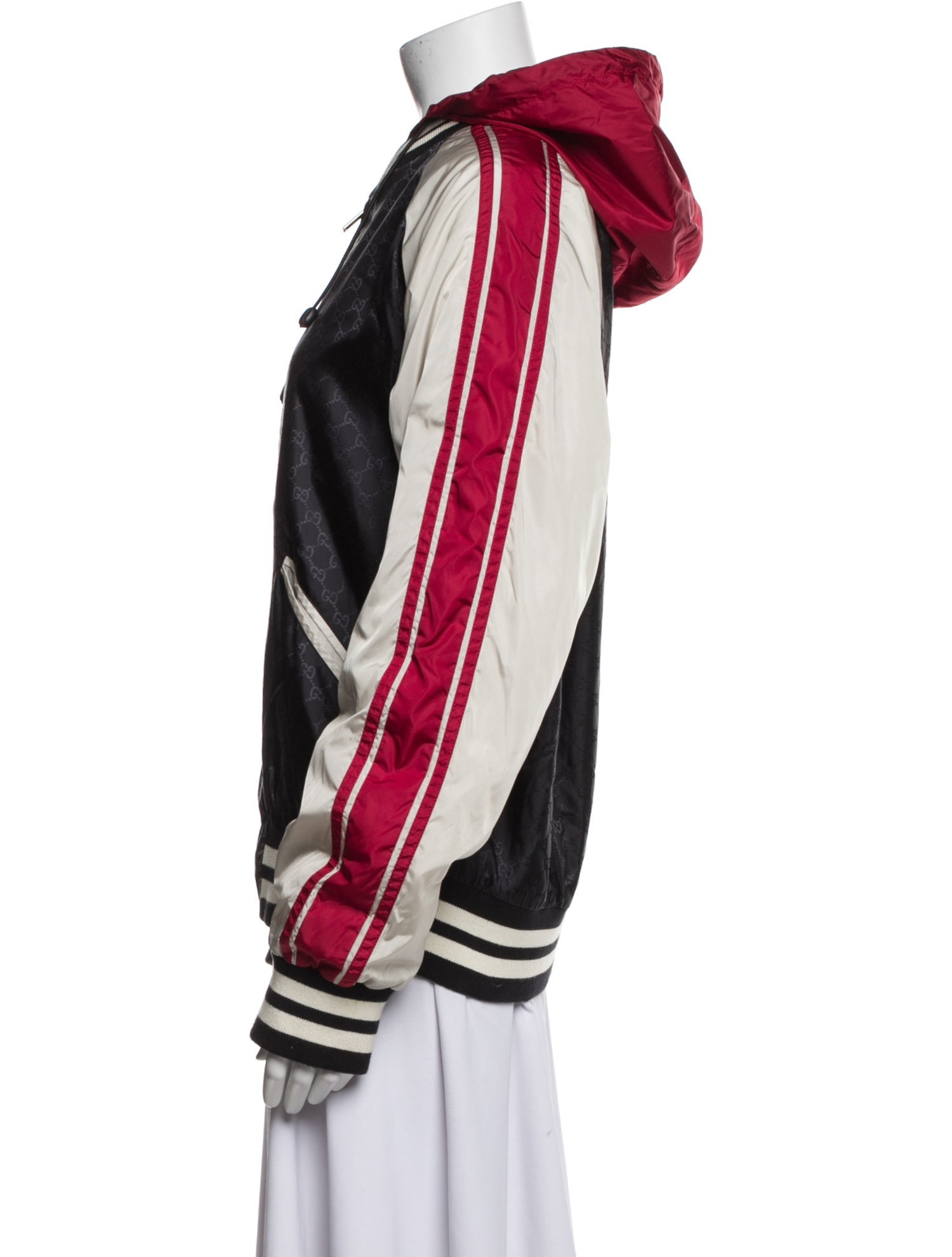 Gucci 2018 GG Nylon Bomber Jacket