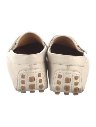 Gucci Web Accent Leather Drivers