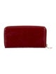 Gucci Microguccissima Pattern Patent Leather Continental Wallet