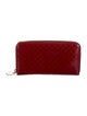 Gucci Microguccissima Pattern Patent Leather Continental Wallet
