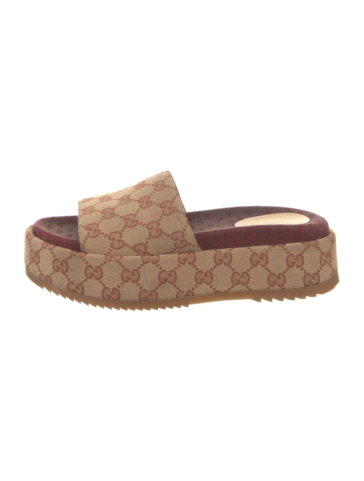 Gucci GG Canvas Canvas Slides