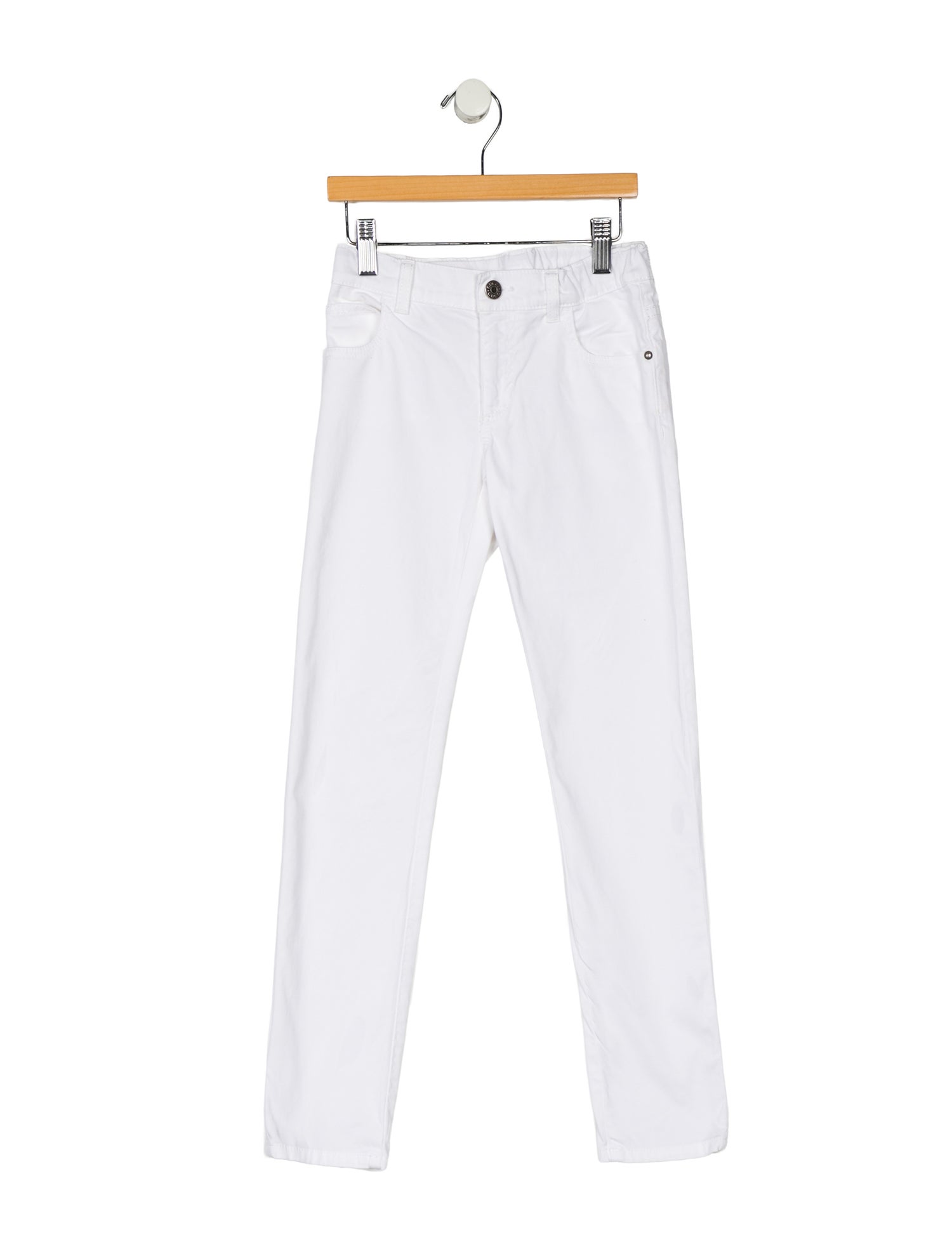 Gucci Gucci Girls' White Cotton Pants