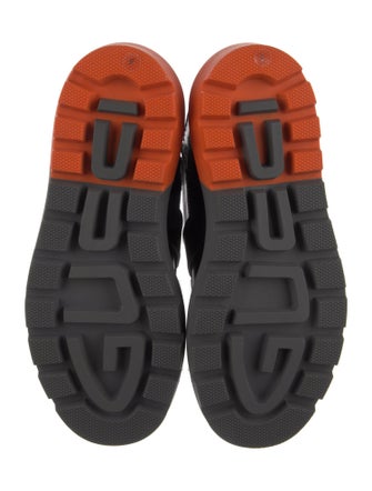 Gucci GG Canvas Leather Lace-Up Boots