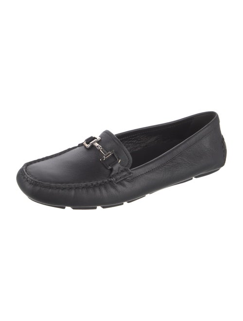 Gucci Horsebit Accent Leather Loafers