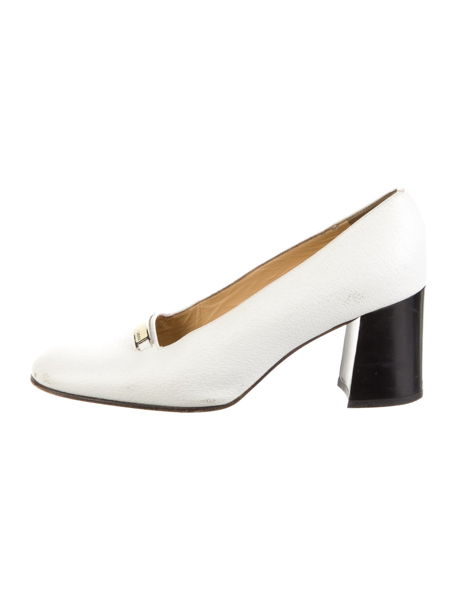 Halmanera Leather Mules - White Pumps, Shoes - WHAAR20301 Halmanera Leather Mules - White Pumps, Shoes - WHAAR20301