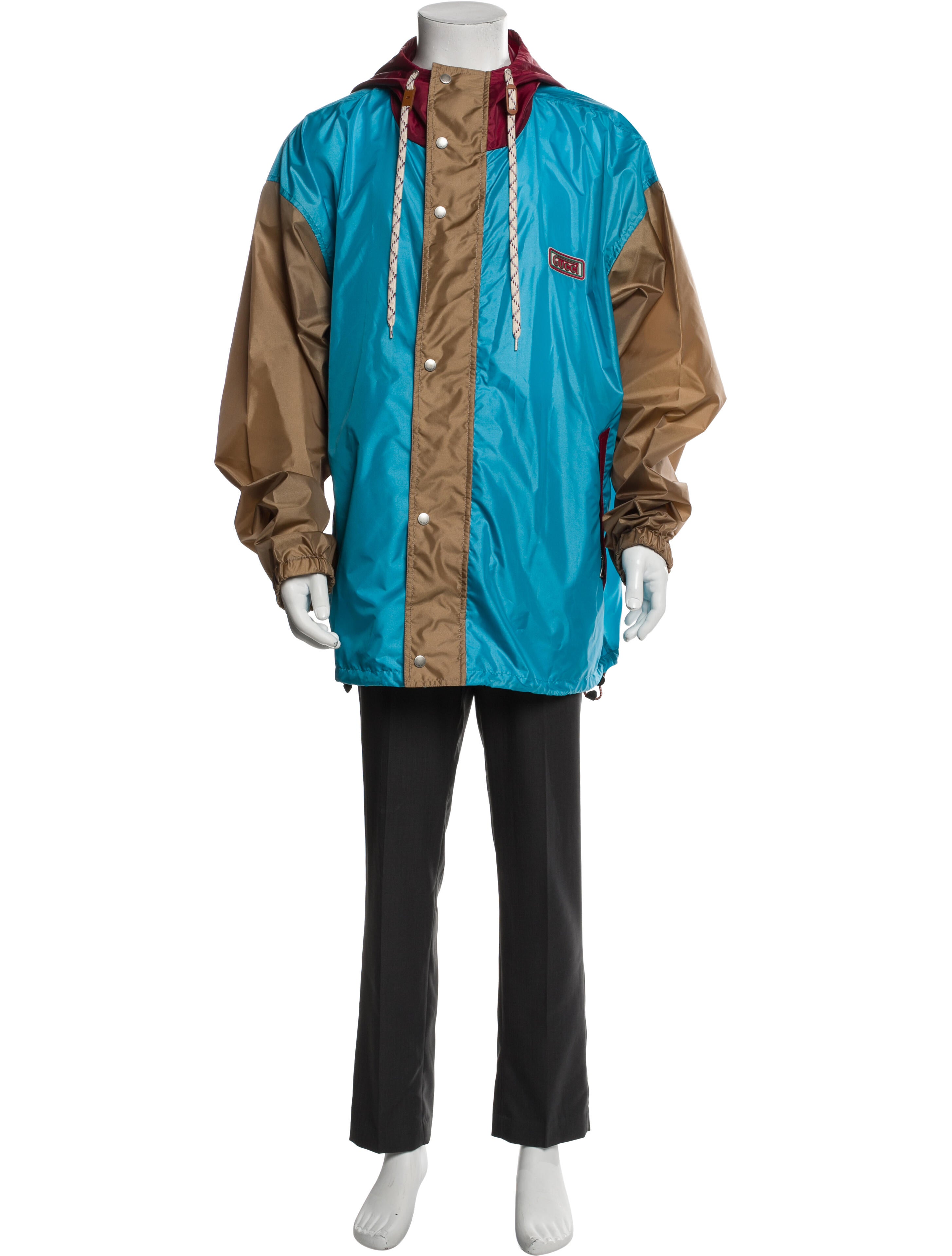 Gucci Colorblock Pattern Windbreaker w/ Tags