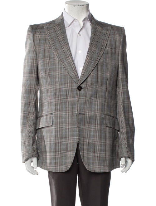 Gucci Late 2000's - Early 2010's Plaid Print Blazer