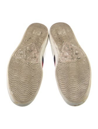 Gucci Sylvie Web Accent Leather Sneakers