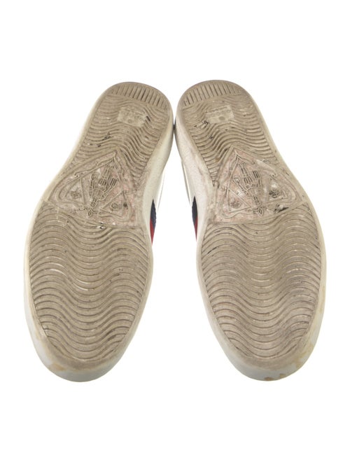 Gucci Sylvie Web Accent Leather Sneakers