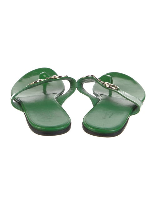 Gucci Thong Horsebit Accent Slides