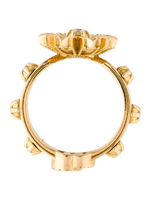Gucci 18K Diamond Flora Cocktail Ring