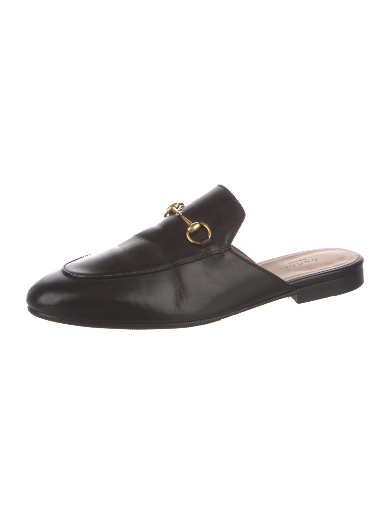 Gucci Princetown Horsebit Accent Mules