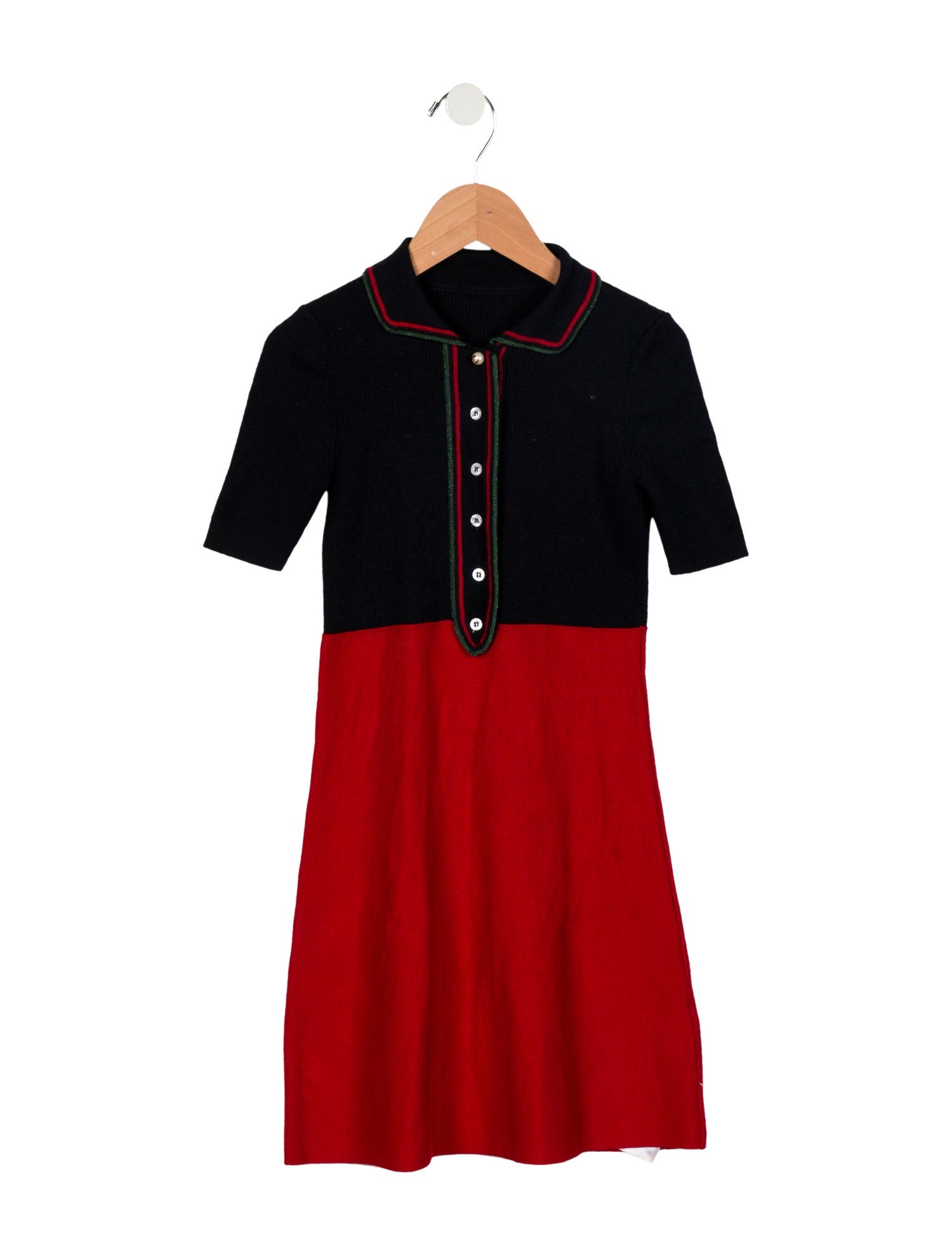 Gucci Girls' Short Sleeve Sweater Dress
