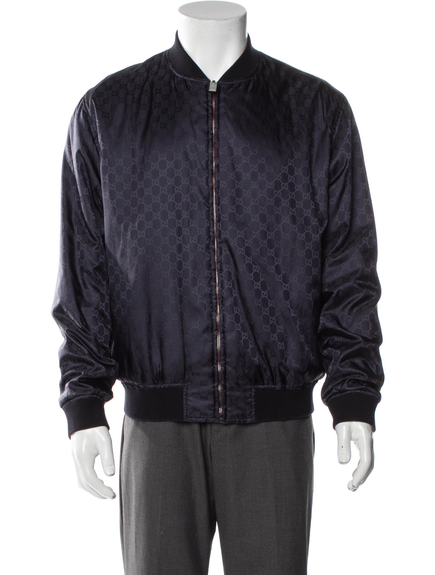 Gucci Reversible GG Logo Bomber Jacket