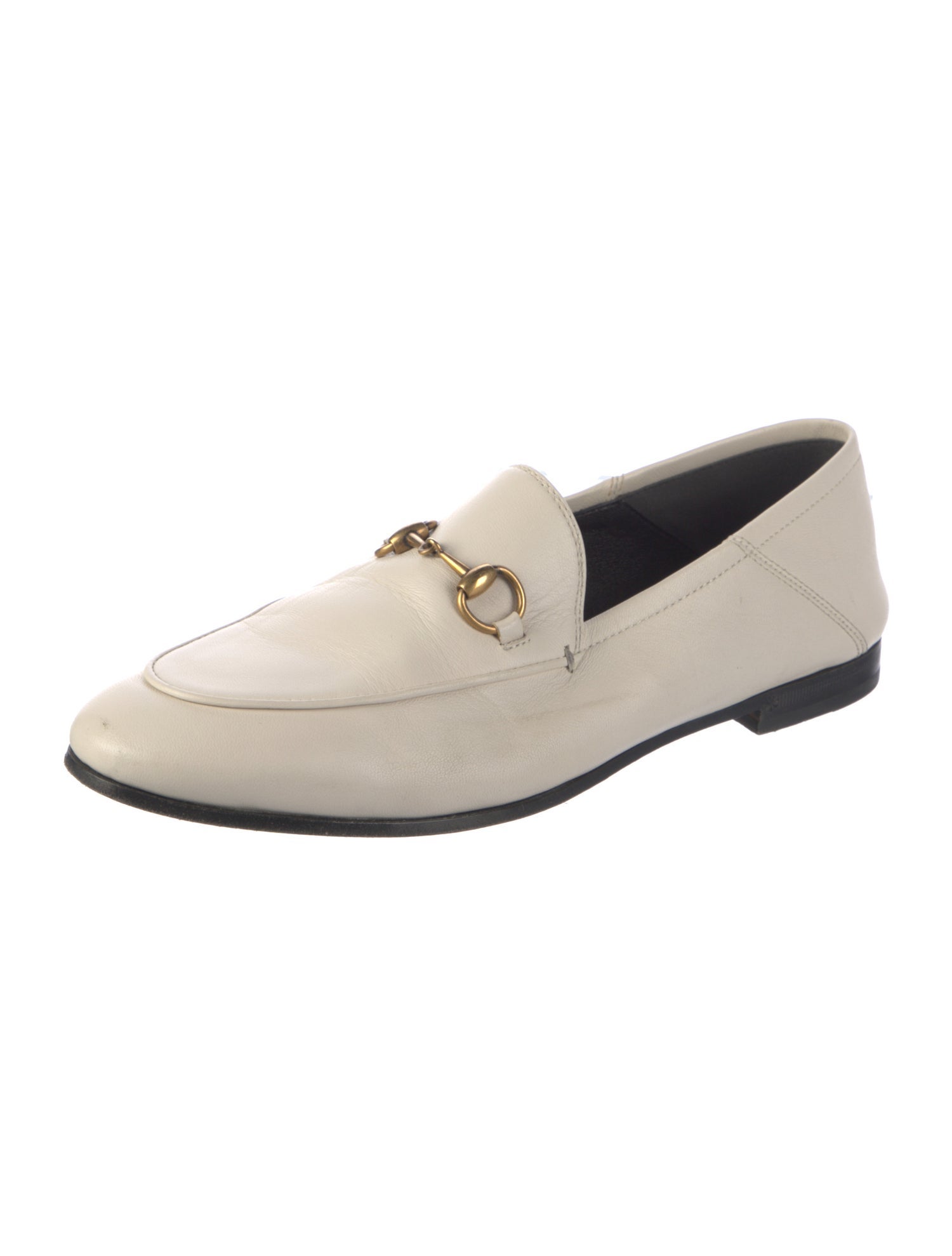 Gucci Jordaan Horsebit Accent Loafers