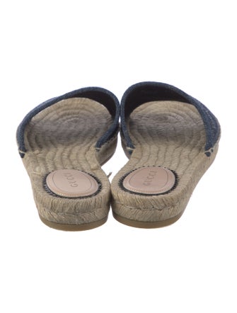 Gucci Pilar Denim Espadrilles
