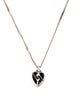 Gucci Knot Heart Pendant Necklace