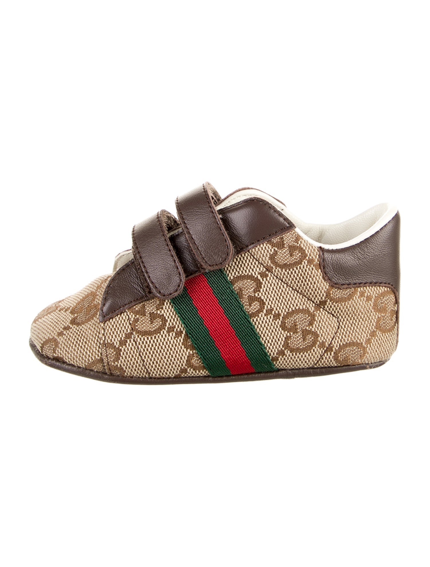 Gucci Girls' GG Web Accent Shoes