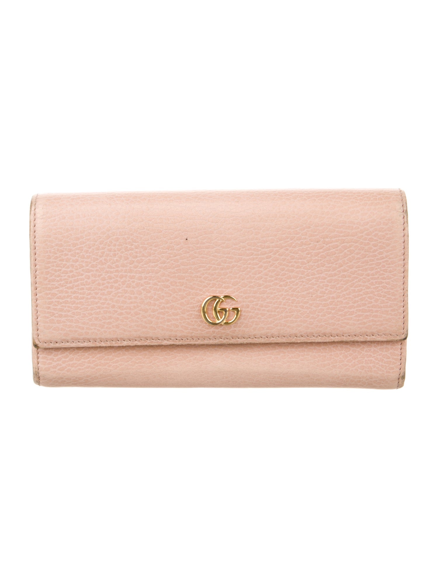 Gucci GG Marmont Continental Double G Logo Continental Wallet