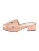 Gucci GG Signature Leather Slides