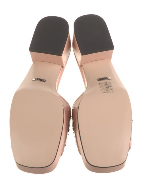Gucci GG Signature Leather Slides