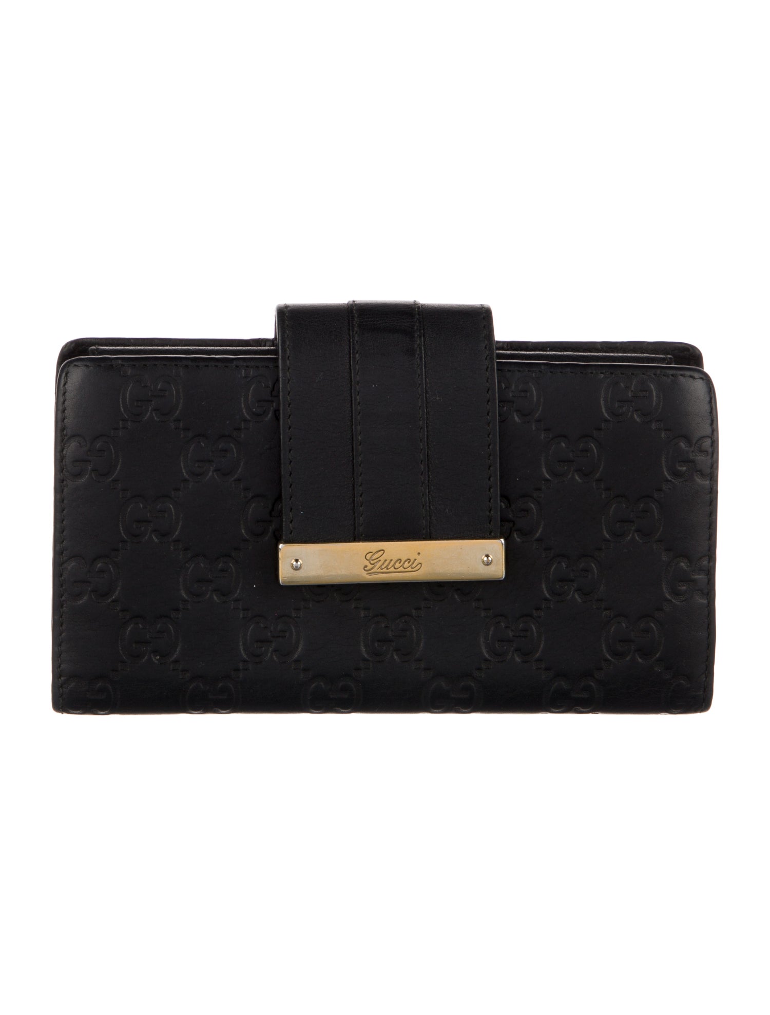 Gucci GG Signature Leather French Purse